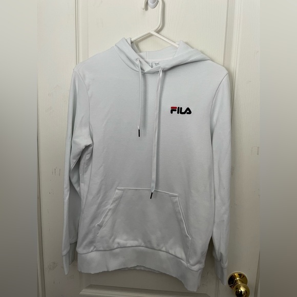 BTS x FILA 2020 Fall Edition Off White Small Logo Hoodie - Picture 9 of 15